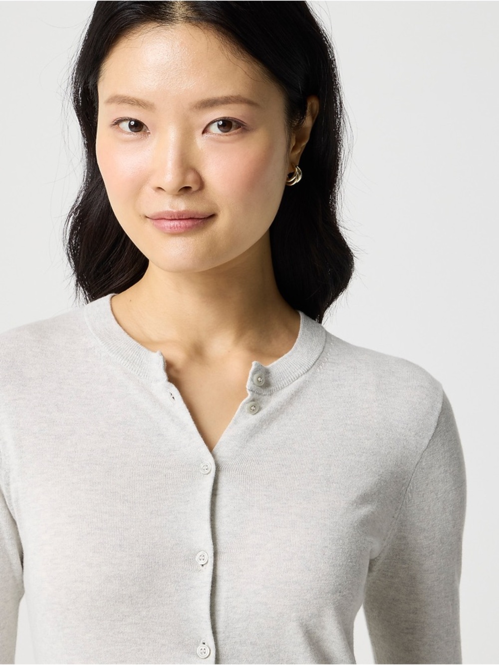 J. Crew Factory Classic Cotton Cardigan Sweater XXS NWT - Picture 3 of 8